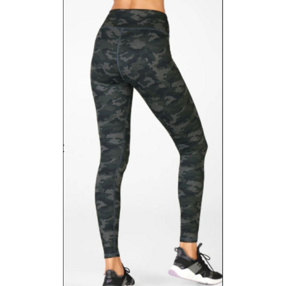 Fabletics Charcoal Camo Mid Rise Powerhold Legging - image 2